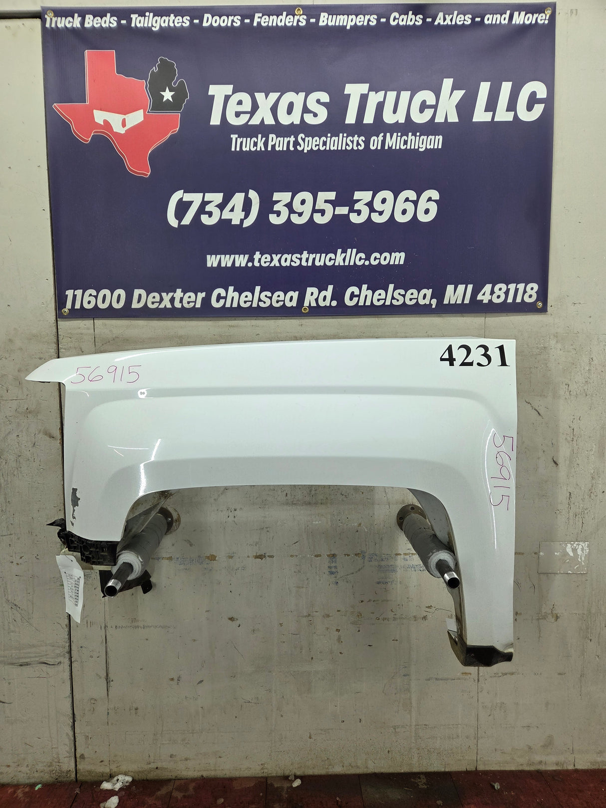 2014-2019 Chevrolet Silverado Passenger Side Front RH Fender 1500 2500 3500 HD