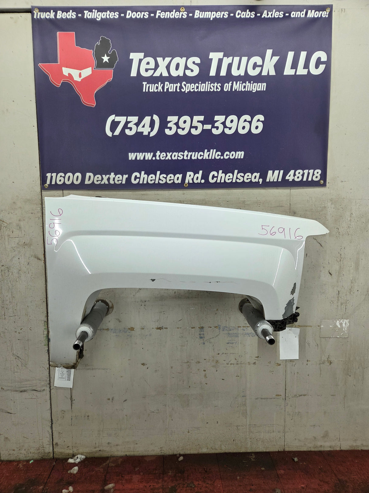 2014-2019 Chevrolet Silverado Passenger Side Front RH Fender 1500 2500 3500 HD