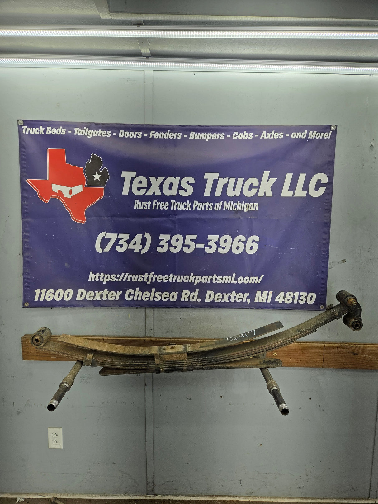 1999-2007 Ford F250 F350 Super Duty Rear Leaf Spring - 1