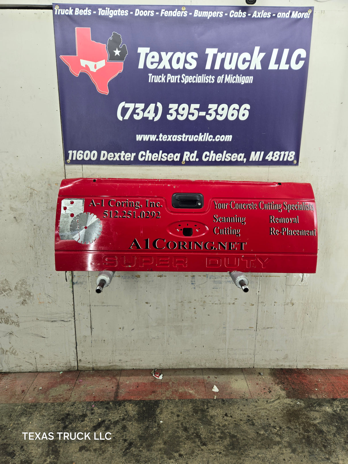 2008-2016 Ford Super Duty Tailgate F250 F350 F450 F550 - Red