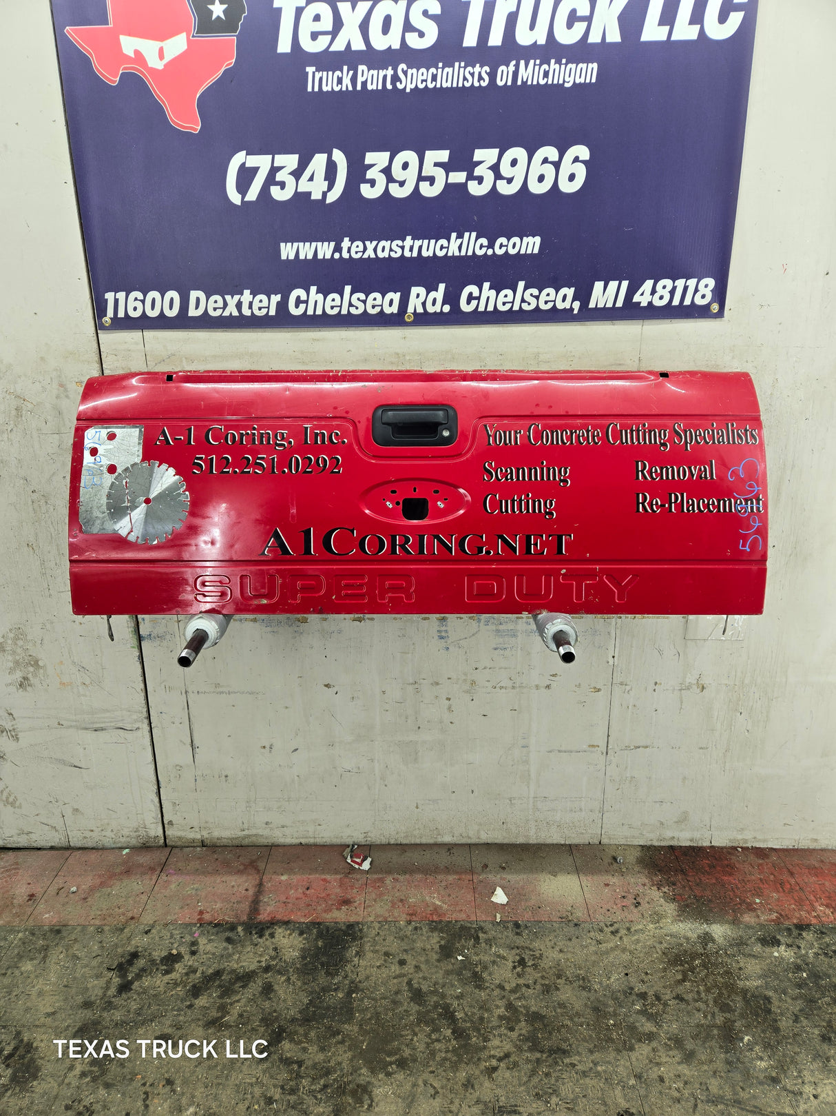 2008-2016 Ford Super Duty Tailgate F250 F350 F450 F550 - Red