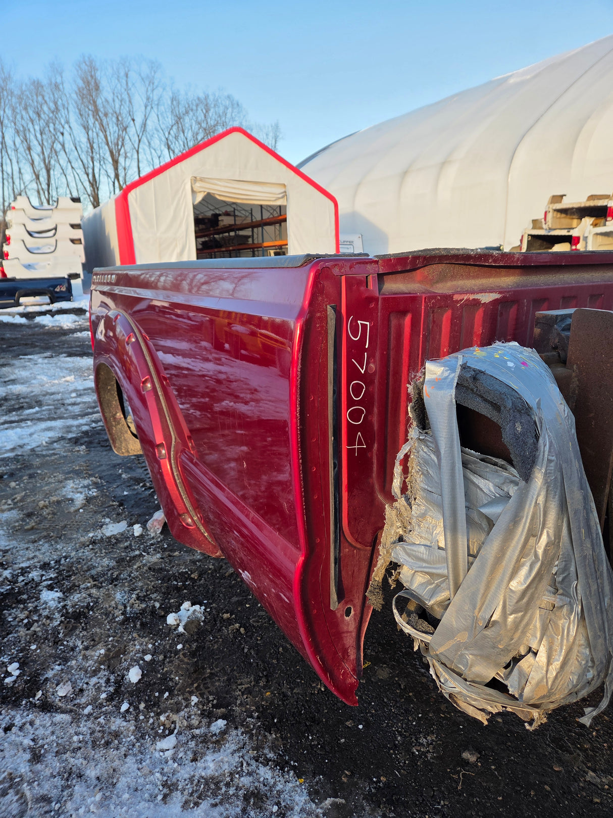 2011-2016 Ford F250 F350 Super Duty 8' Long Bed Truck Bed - Ruby Red