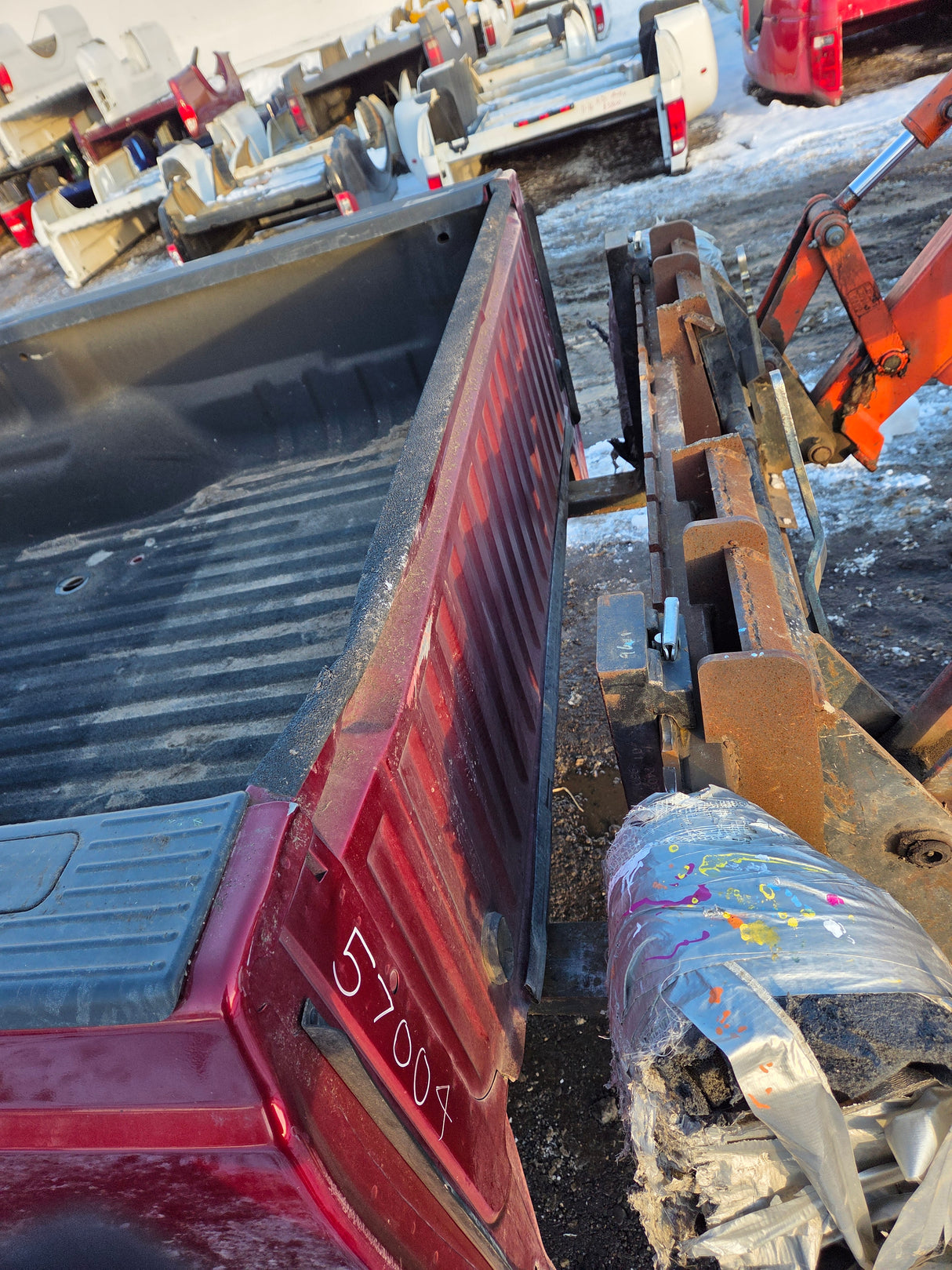 2011-2016 Ford F250 F350 Super Duty 8' Long Bed Truck Bed - Ruby Red