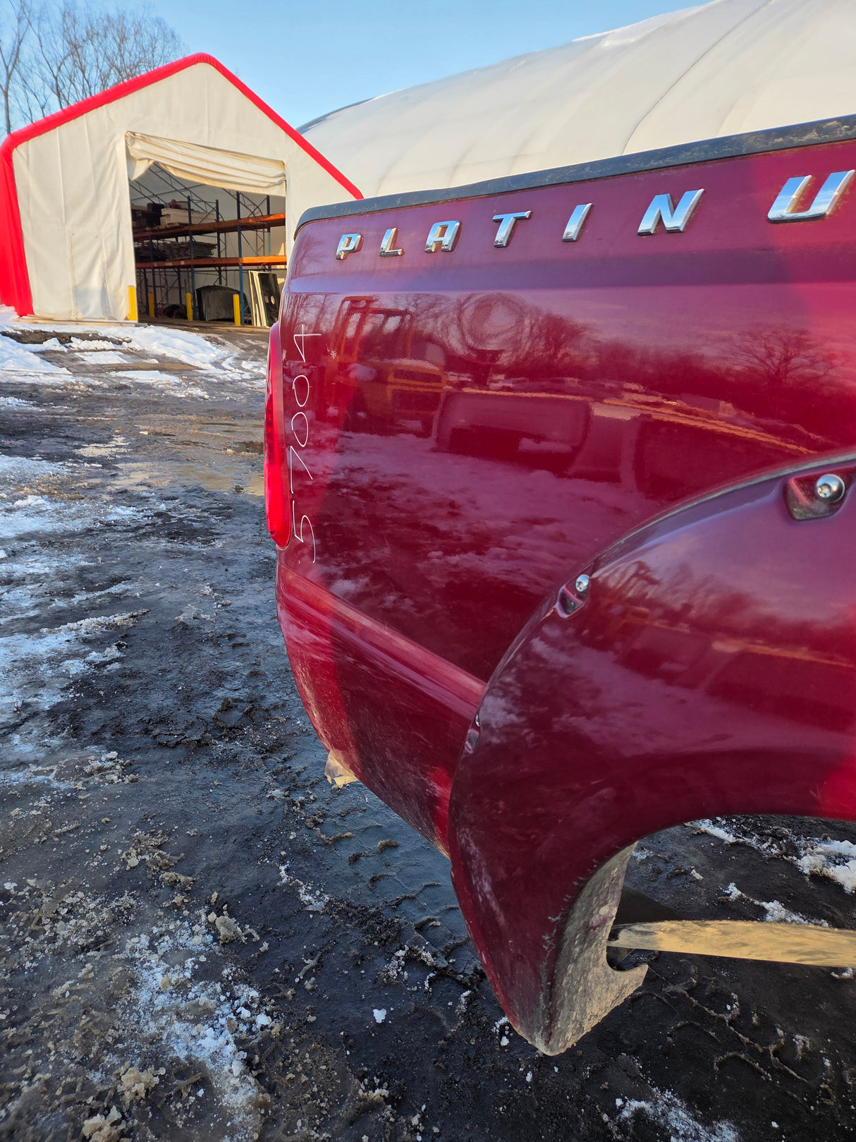 2011-2016 Ford F250 F350 Super Duty 8' Long Bed Truck Bed - Ruby Red