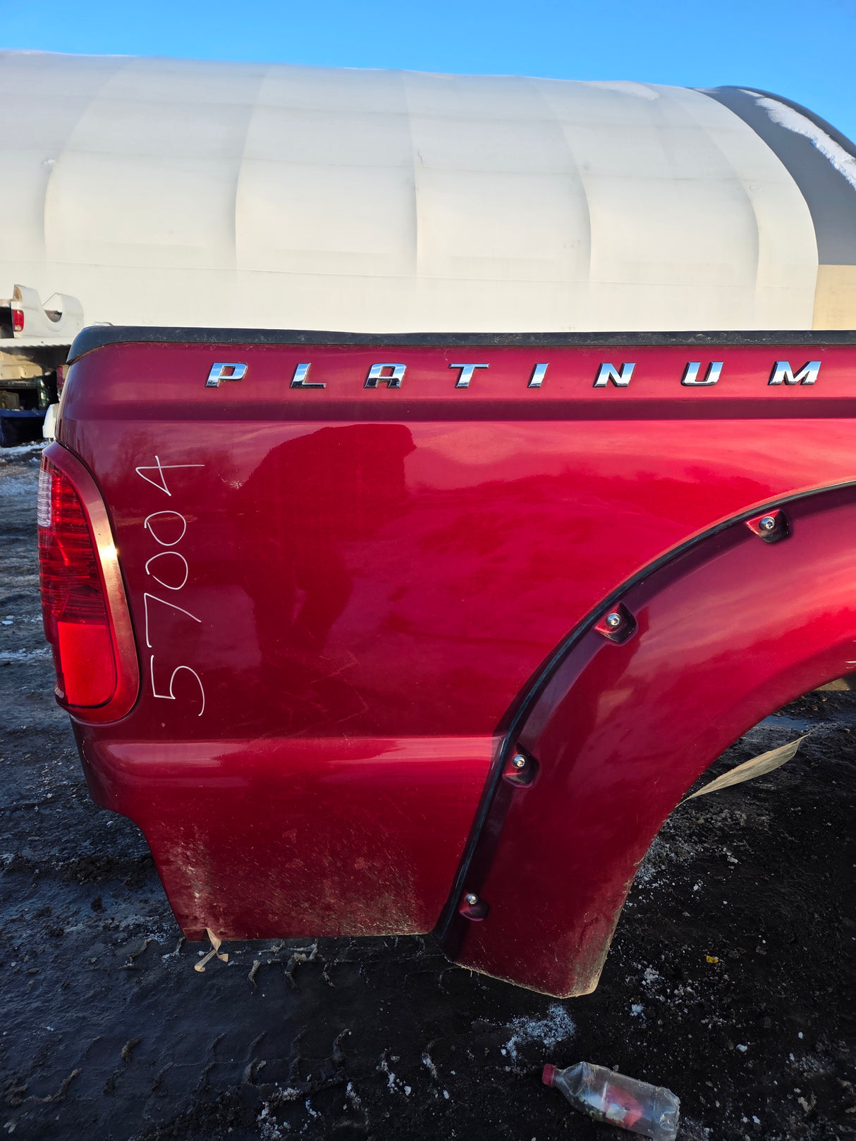 2011-2016 Ford F250 F350 Super Duty 8' Long Bed Truck Bed - Ruby Red