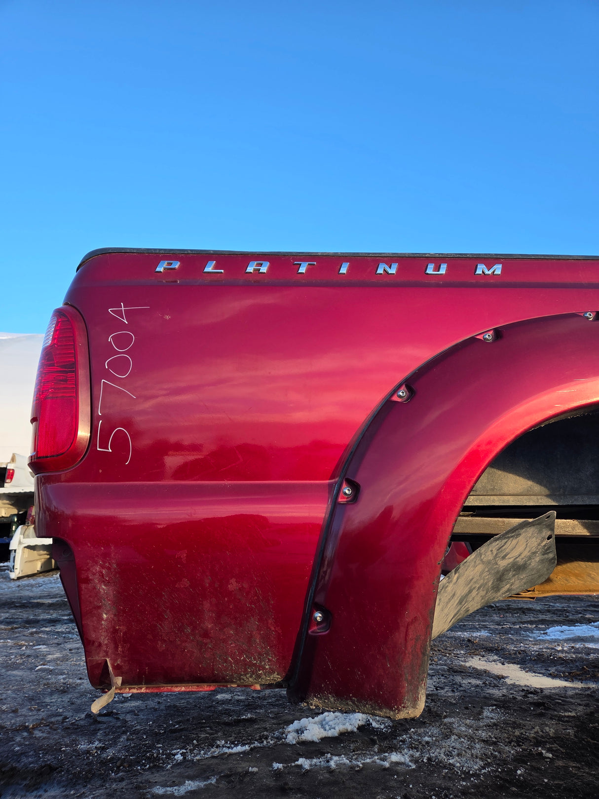 2011-2016 Ford F250 F350 Super Duty 8' Long Bed Truck Bed - Ruby Red