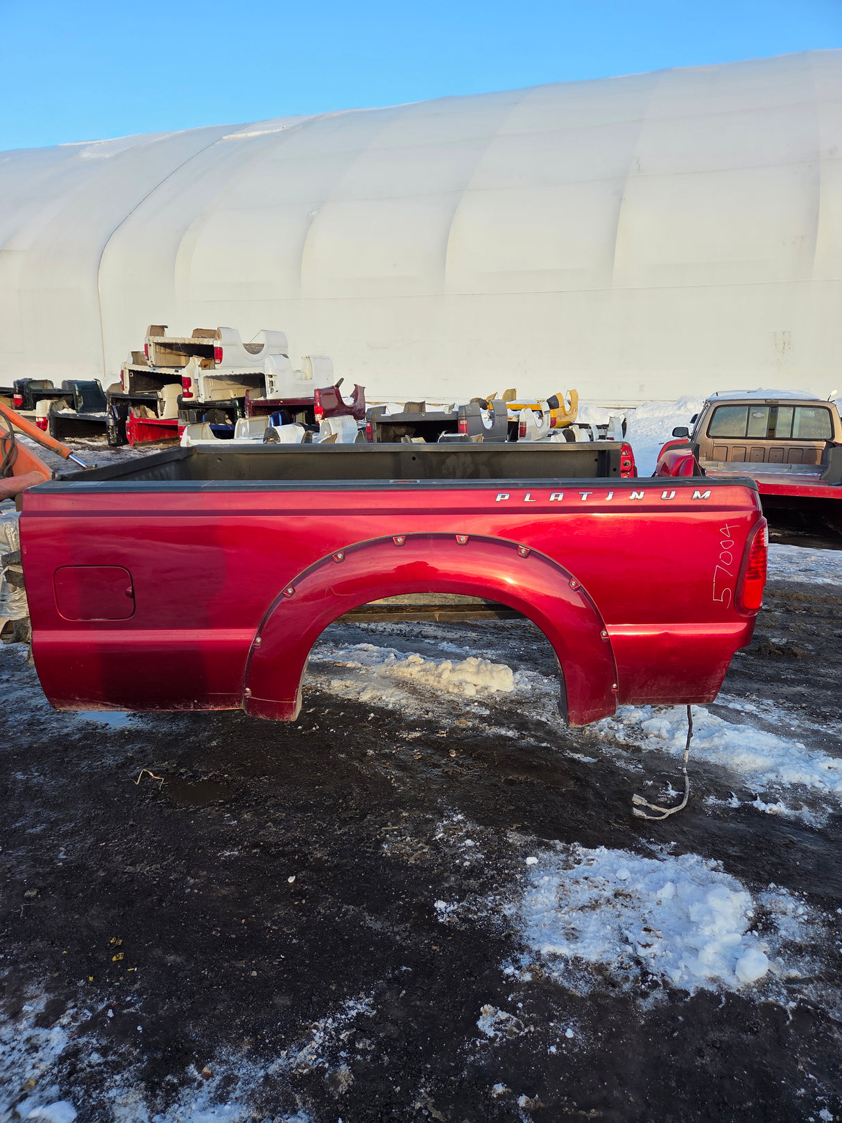 2011-2016 Ford F250 F350 Super Duty 8' Long Bed Truck Bed - Ruby Red