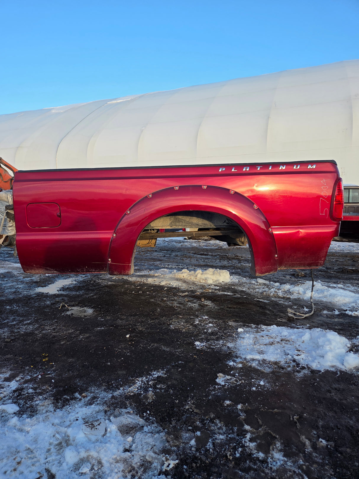 2011-2016 Ford F250 F350 Super Duty 8' Long Bed Truck Bed - Ruby Red