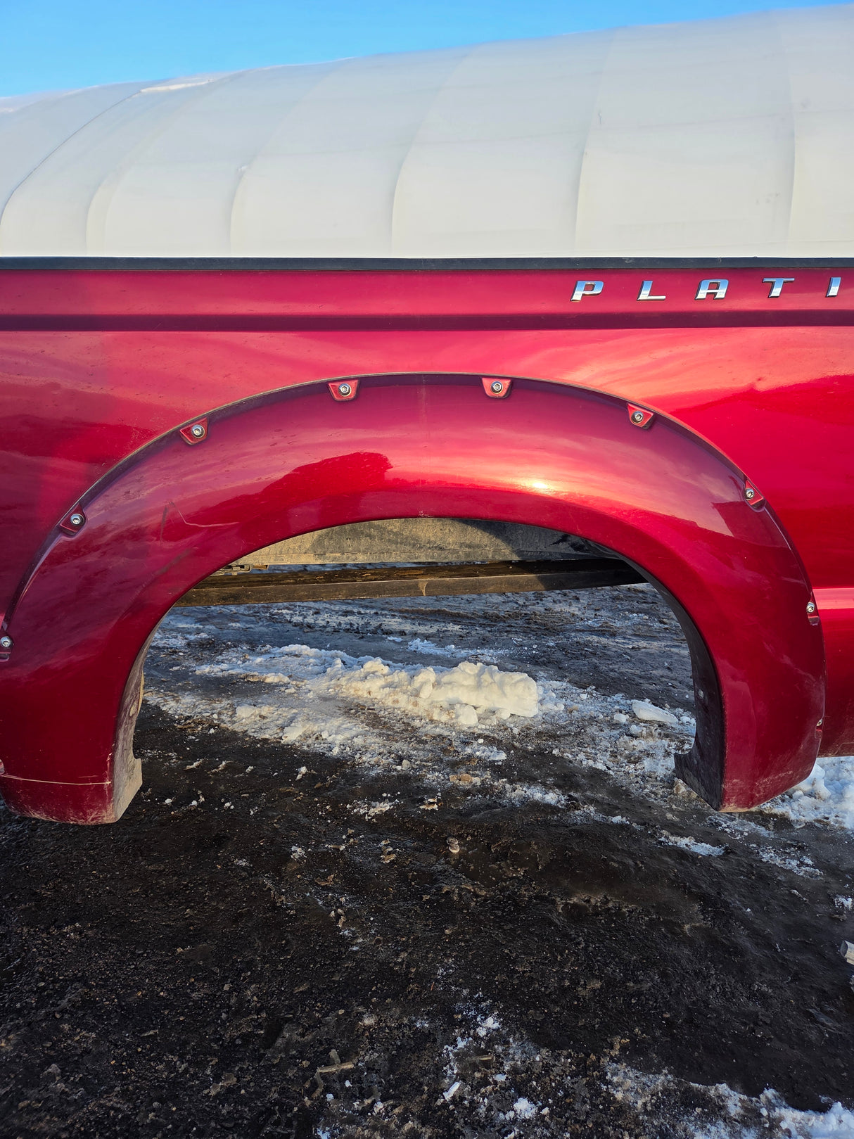 2011-2016 Ford F250 F350 Super Duty 8' Long Bed Truck Bed - Ruby Red