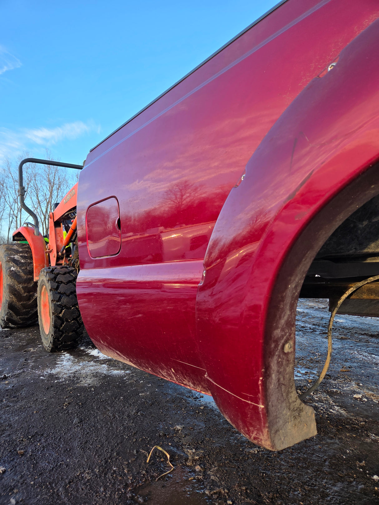 2011-2016 Ford F250 F350 Super Duty 8' Long Bed Truck Bed - Ruby Red