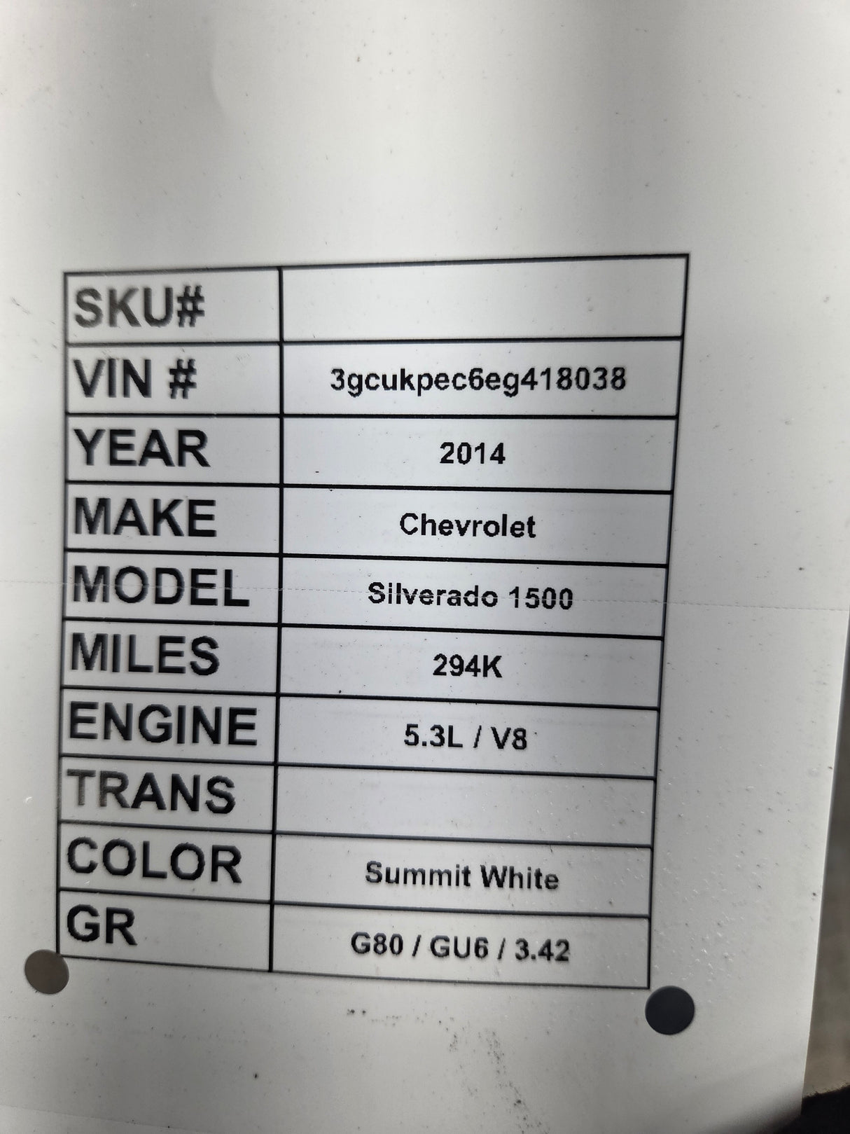 2015-2019 Chevrolet Silverado 1500 Rear Bumper - Black