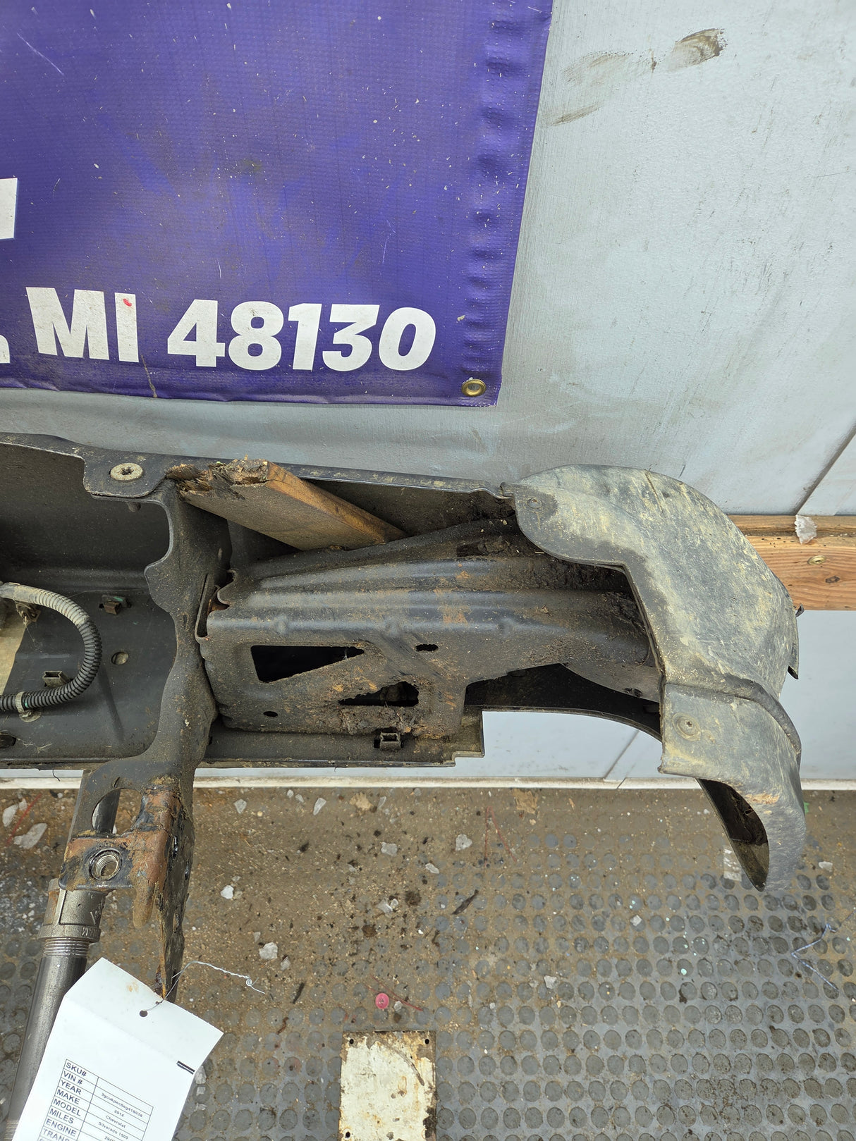 2015-2019 Chevrolet Silverado 1500 Rear Bumper - Black