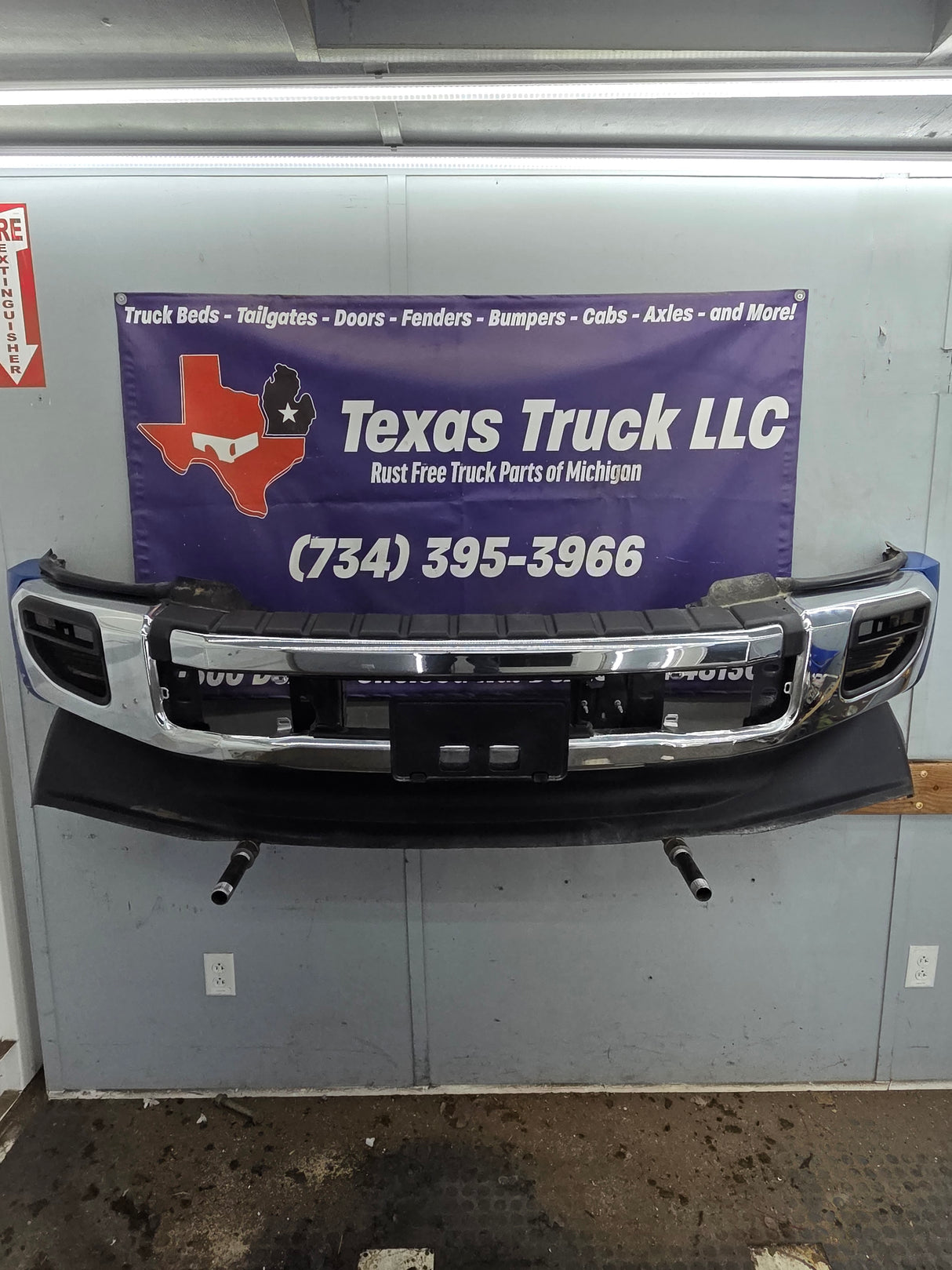 2020-2022 Ford Super Duty F450 F550 Front Bumper - Chrome