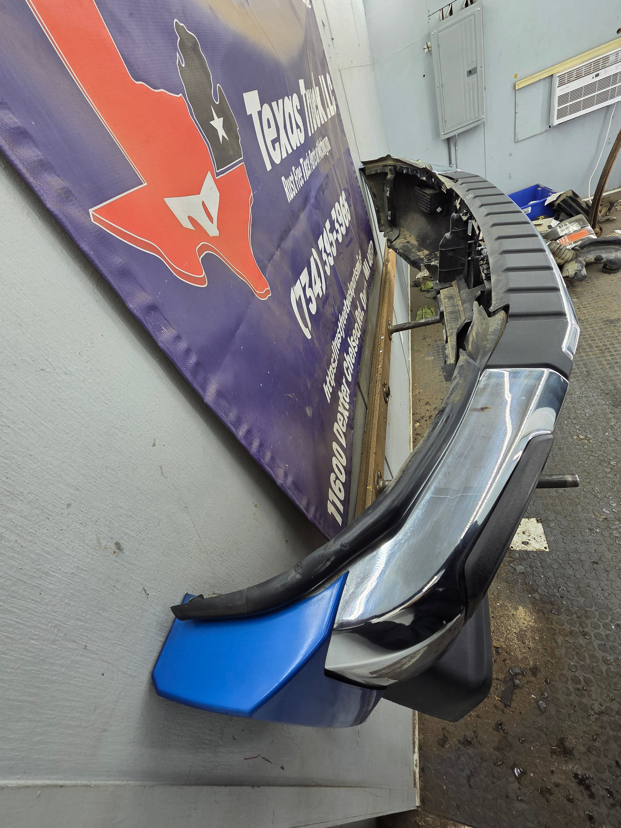 2020-2022 Ford Super Duty F450 F550 Front Bumper - Chrome