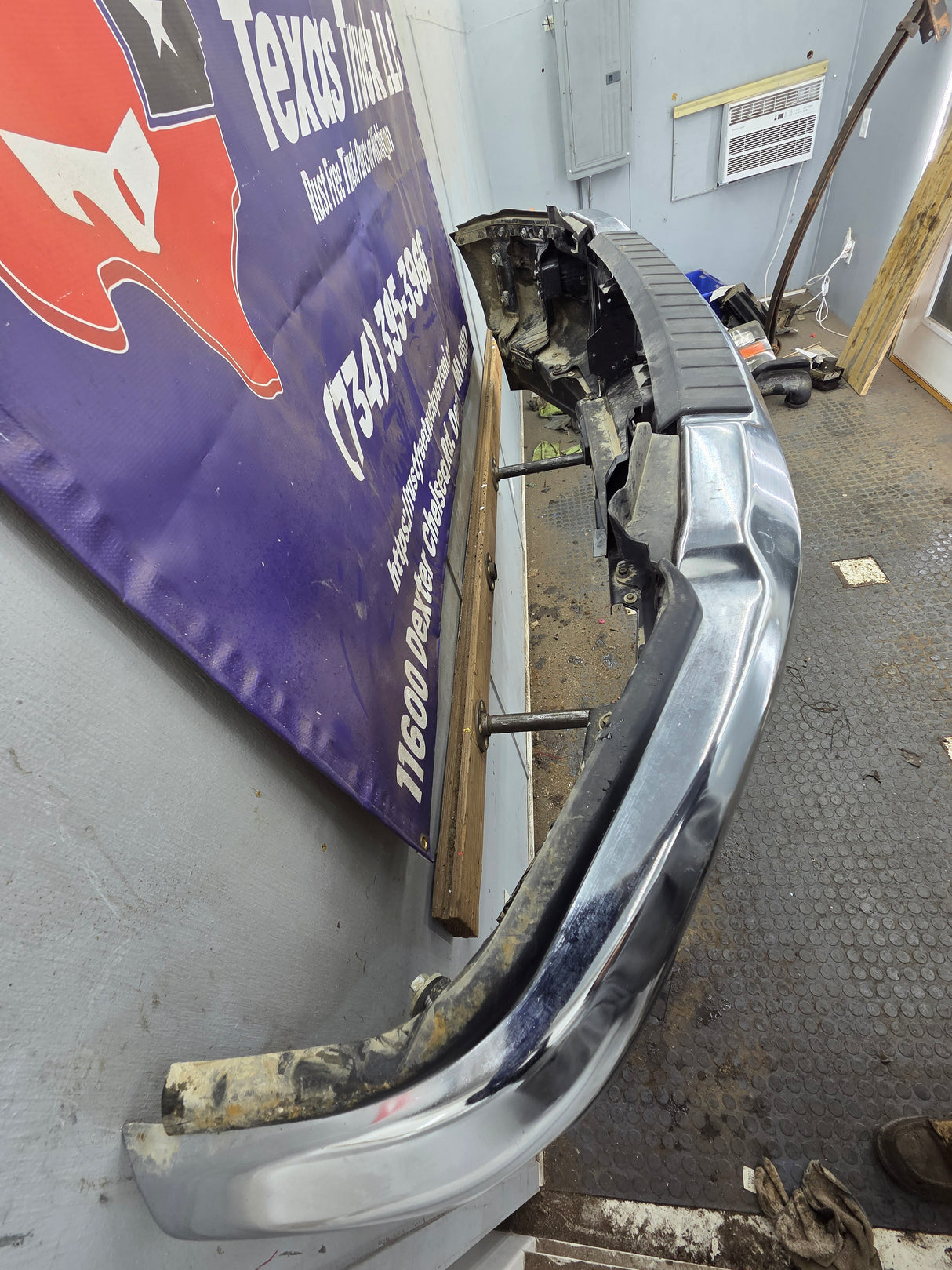 2023-2025 Ford Super Duty F250 F350 Front Bumper - Chrome