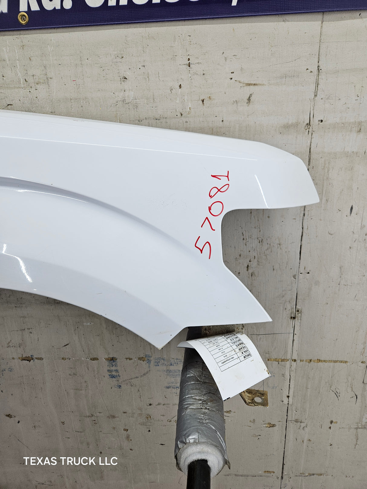2009-2014 Ford F150 RH Passenger Fender - Oxford White