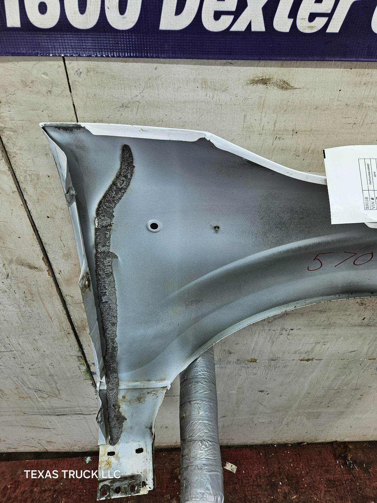 2009-2014 Ford F150 LH Driver Fender - Oxford White