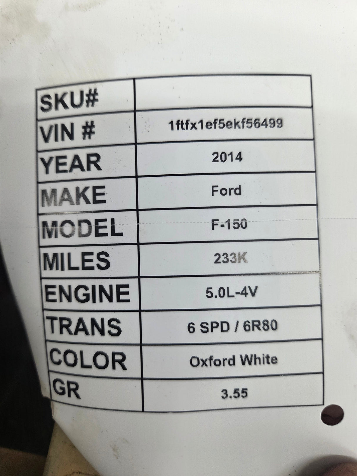 2012-2014 Ford F150 Transfer Case 5.0L V8 3 Mode Electric Shift On The Fly