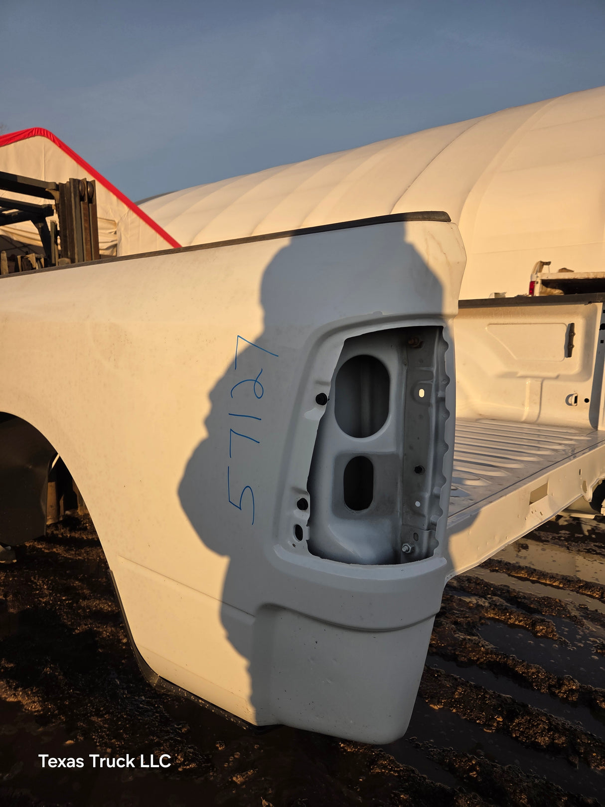 2019-2025 Dodge Ram 2500 3500 5th Gen 8' Long Truck Bed - White