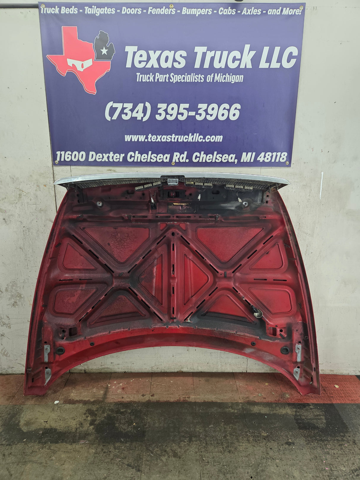 1994-2002 Dodge Ram 2nd Gen 1500 2500 3500 Hood - Red