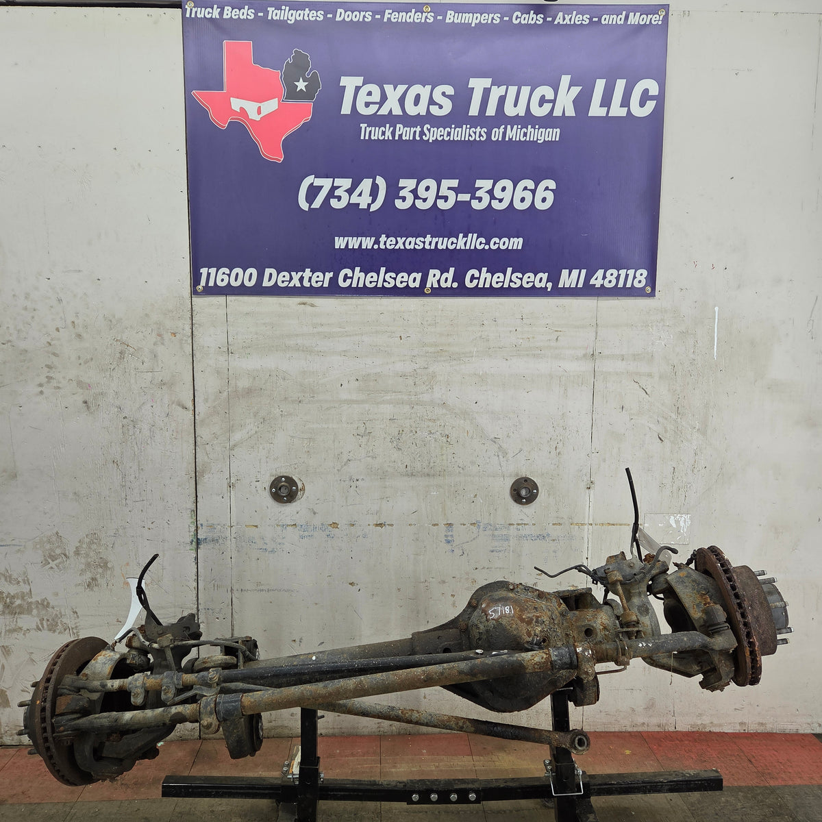 20112012 Ford Super Duty F250 F350 Front Axle 3.55 Gear Ratio 184K MI