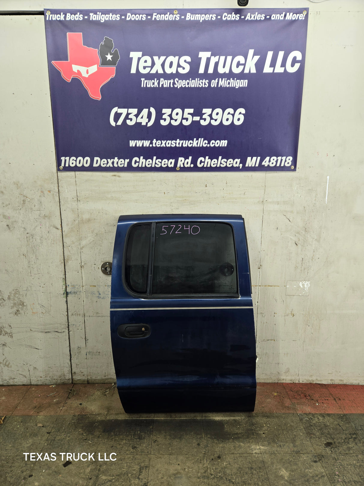 2000-2004 Dodge Dakota Passenger Side Rear RH Crew Cab Door