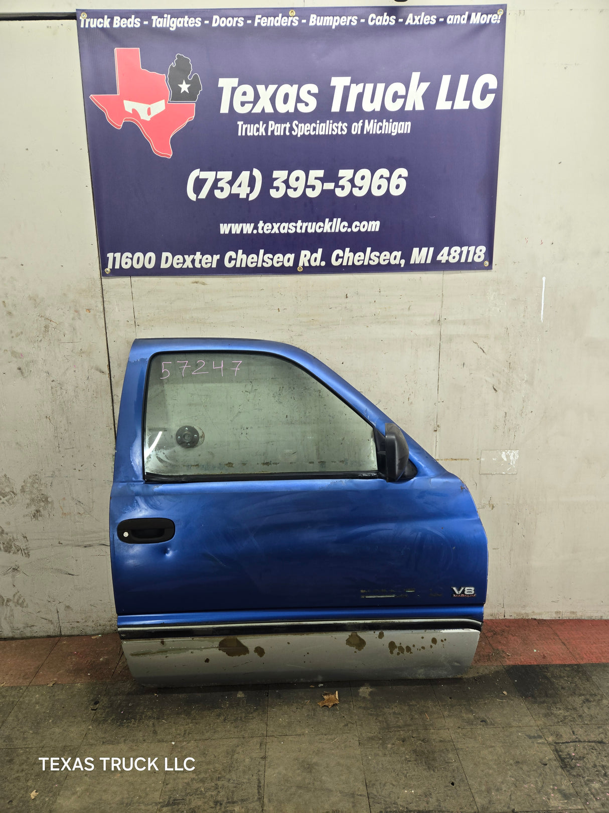 1994-2002 Dodge Ram 2nd Gen RH Passenger Side Front Door Regular Cab / 2 Door Ext Cab 1500 2500 3500 ROUND CORNER