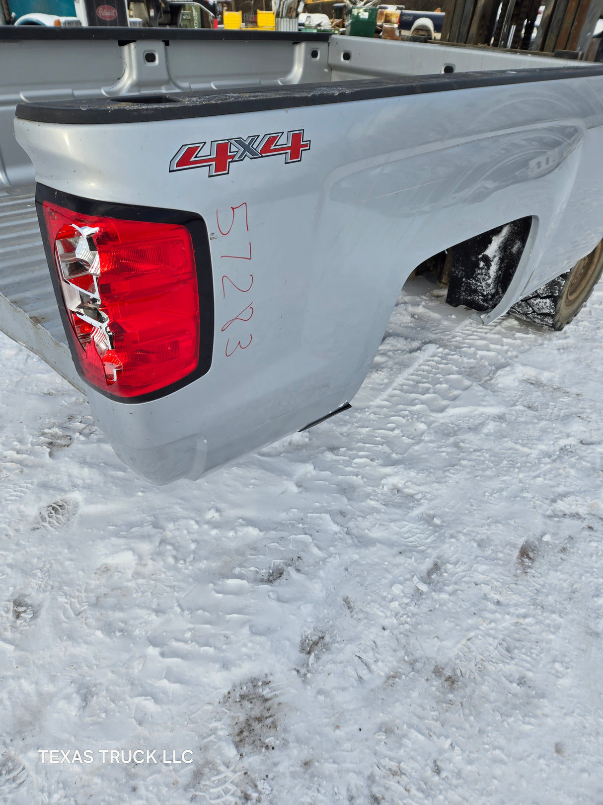 2014-2019 Chevrolet Silverado 1500 2500 3500 HD 8' Long Truck Bed - Silver