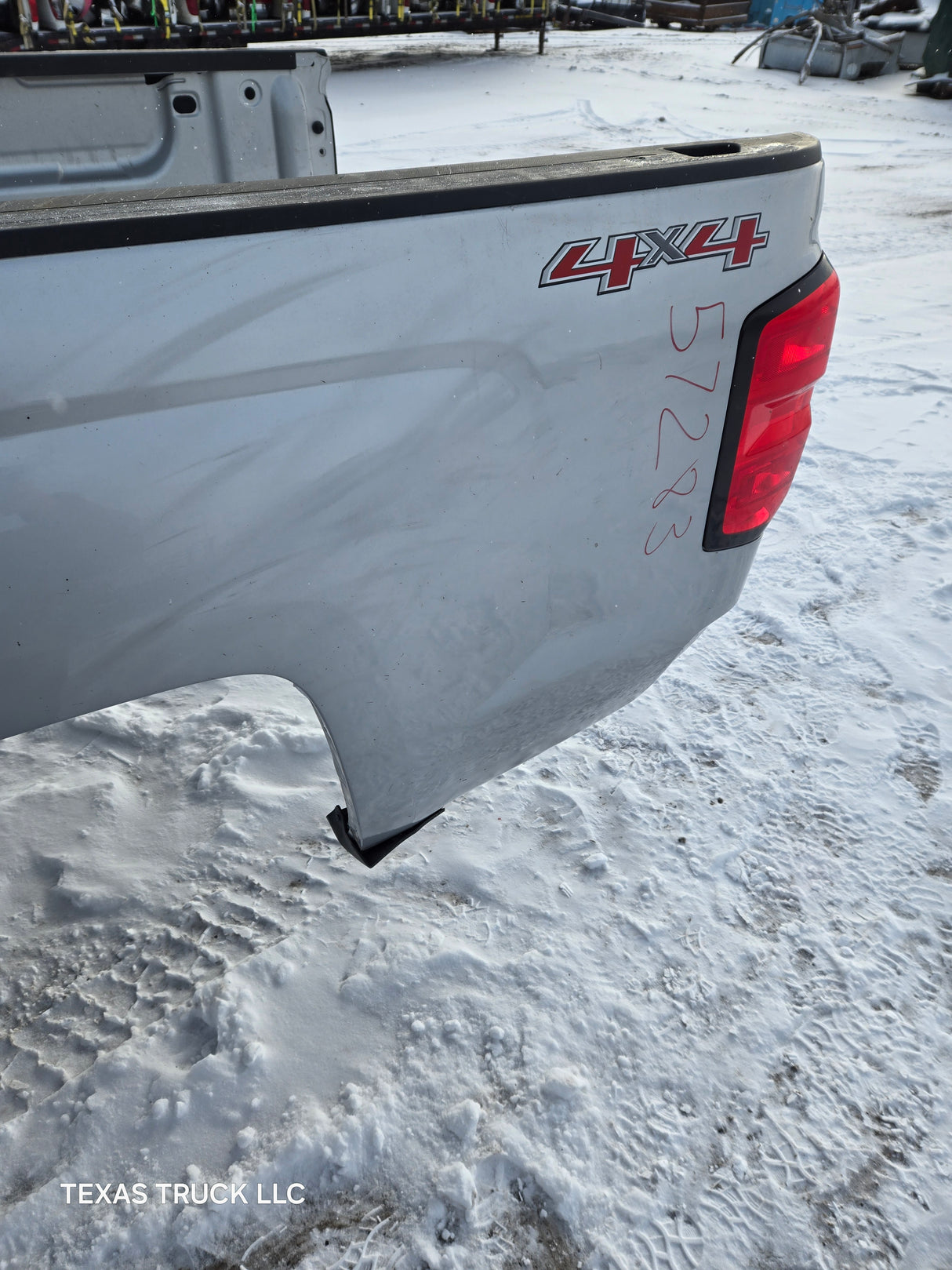 2014-2019 Chevrolet Silverado 1500 2500 3500 HD 8' Long Truck Bed - Silver
