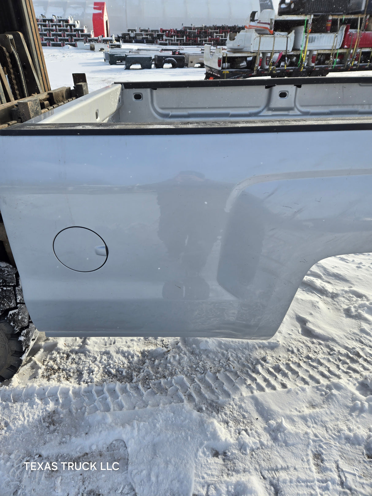 2014-2019 Chevrolet Silverado 1500 2500 3500 HD 8' Long Truck Bed - Silver