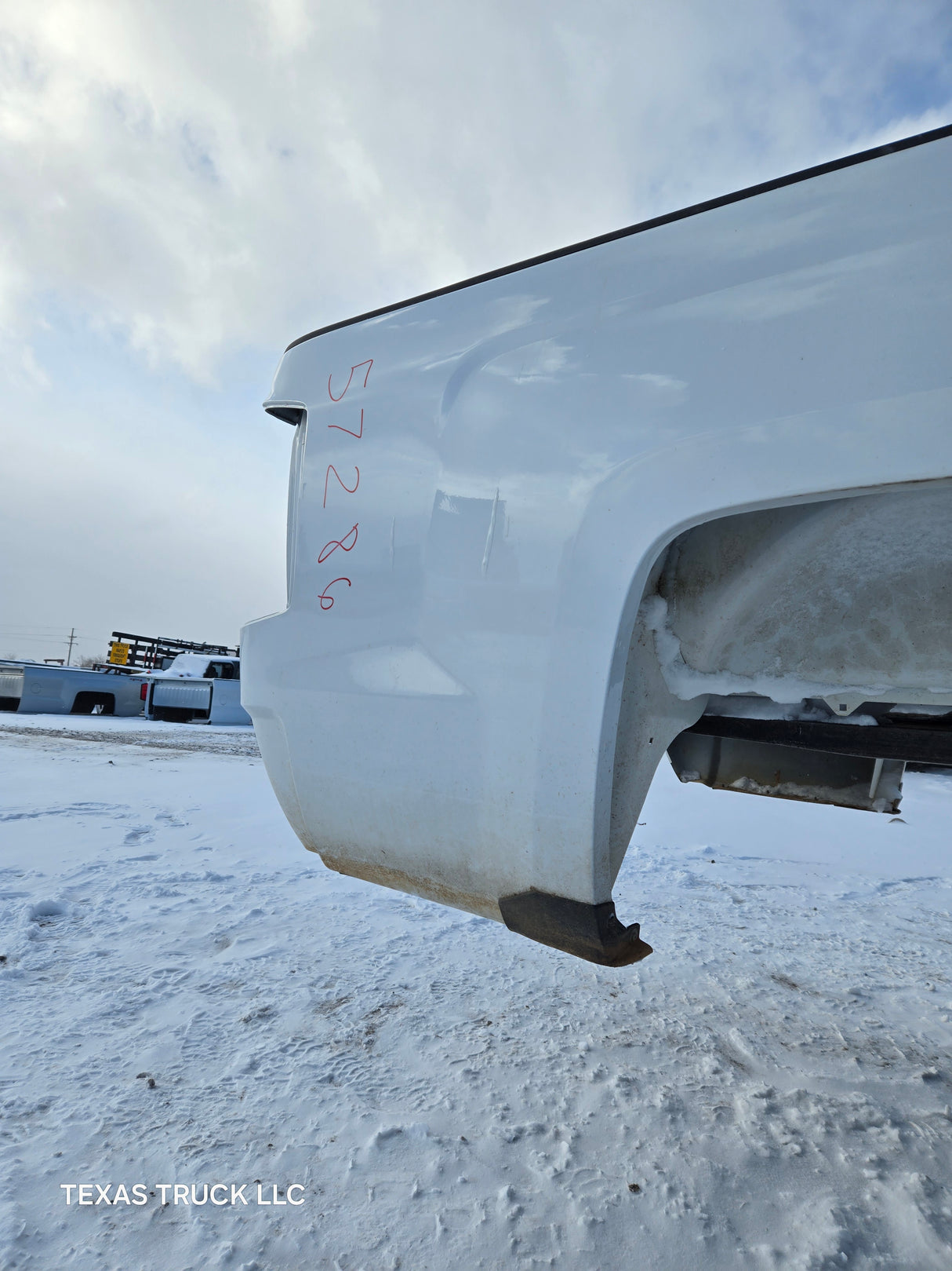 2014-2019 Chevrolet Silverado 1500 2500 3500 HD 8' Long Truck Bed - White