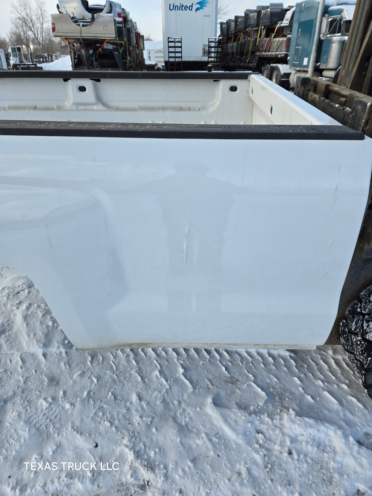 2014-2019 Chevrolet Silverado 1500 2500 3500 HD 8' Long Truck Bed - White
