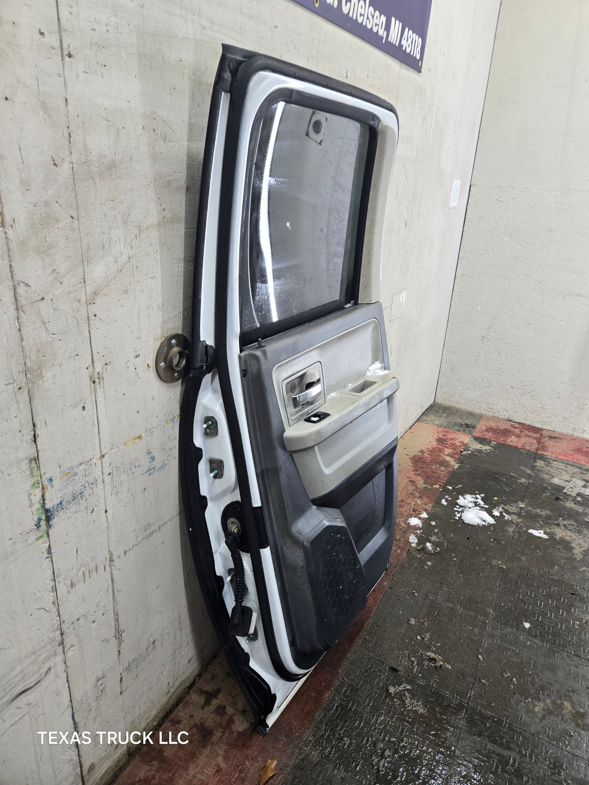 2009-2018 Dodge Ram 4th Gen Passenger Side Rear Quad Cab Door 1500 2500 3500 4500 5500 - White