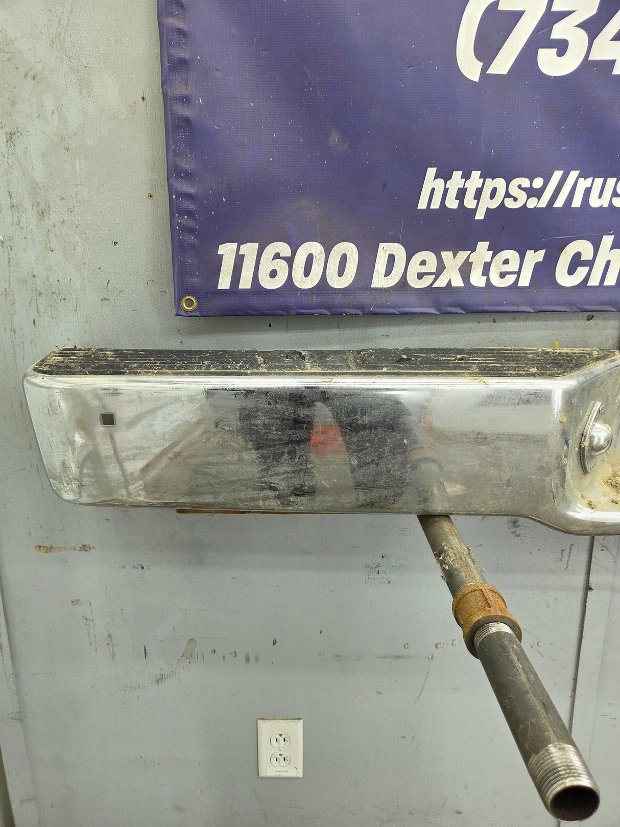 1987-1996 Dodge Dakota Chrome Step Rear Bumper