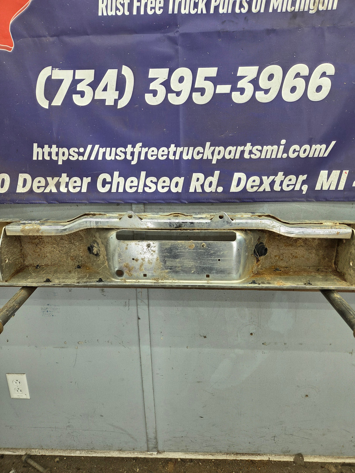 1987-1996 Dodge Dakota Chrome Step Rear Bumper