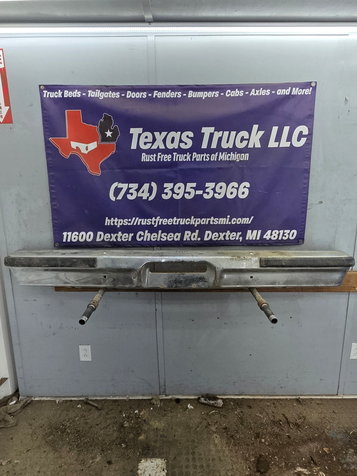 1978-1979 Ford Bronco Chrome Front Bumper