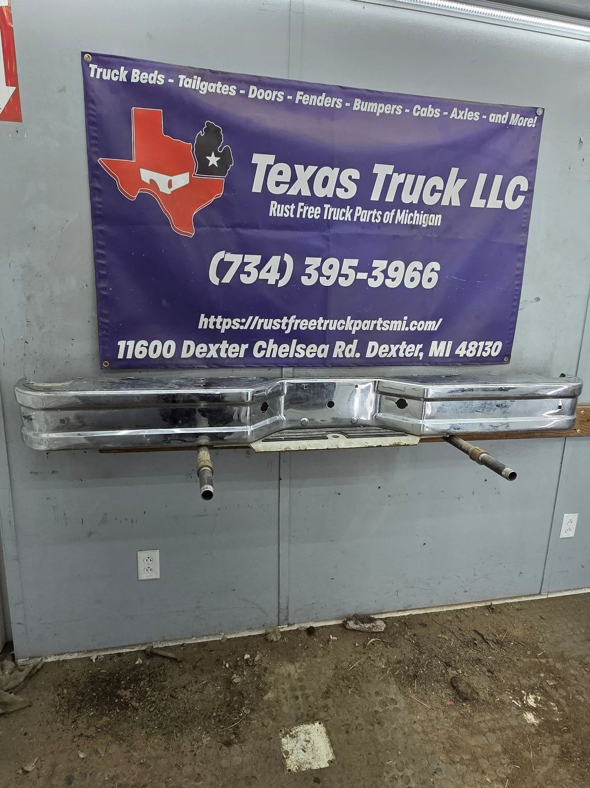1980-1997 Ford F100 F150 F250 F350 Rear Bumper