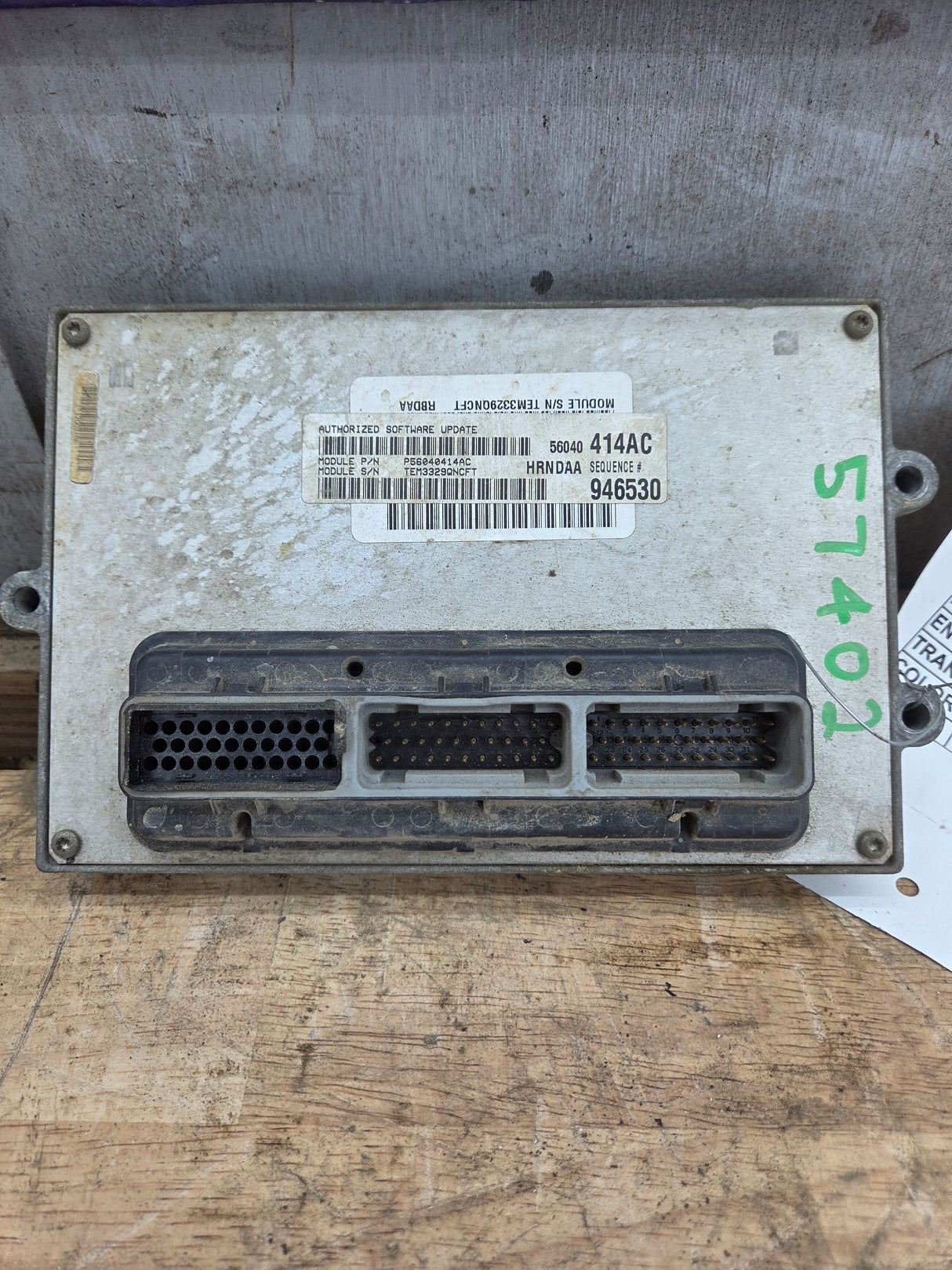 2000 Dodge Ram 3500 Cummins Manual Trans PCM P56040414AC