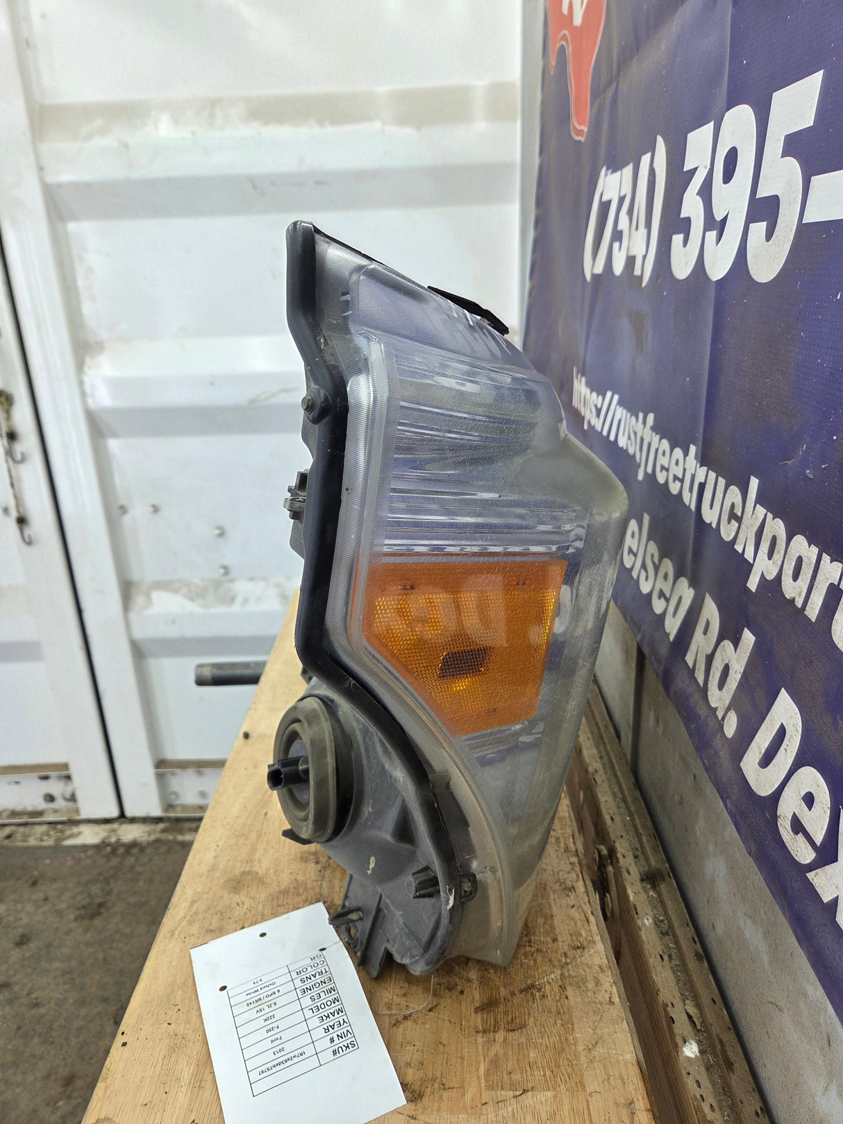 2011-2016 Ford Super Duty F250 F350 F450 F550 RH Passenger Side Headlight 6.7L Power Stroke 6.2L BC34-13005-A