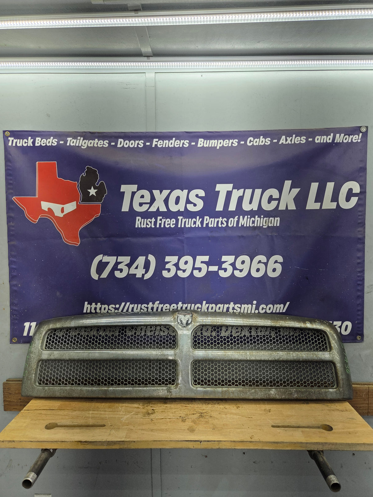 1994-2002 Dodge Ram 2nd Gen 1500 2500 3500 Chrome Grill OEM