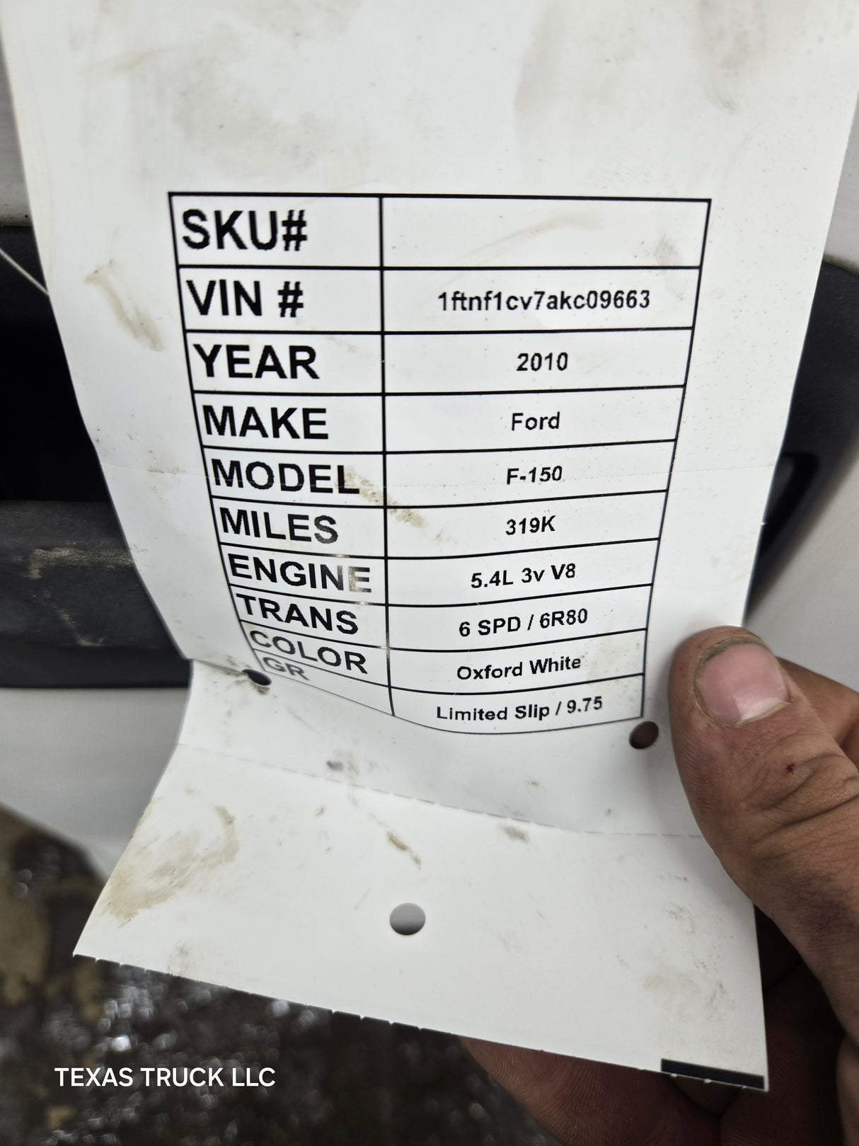 2009-2014 Ford F150 RH Passenger Side Front Door