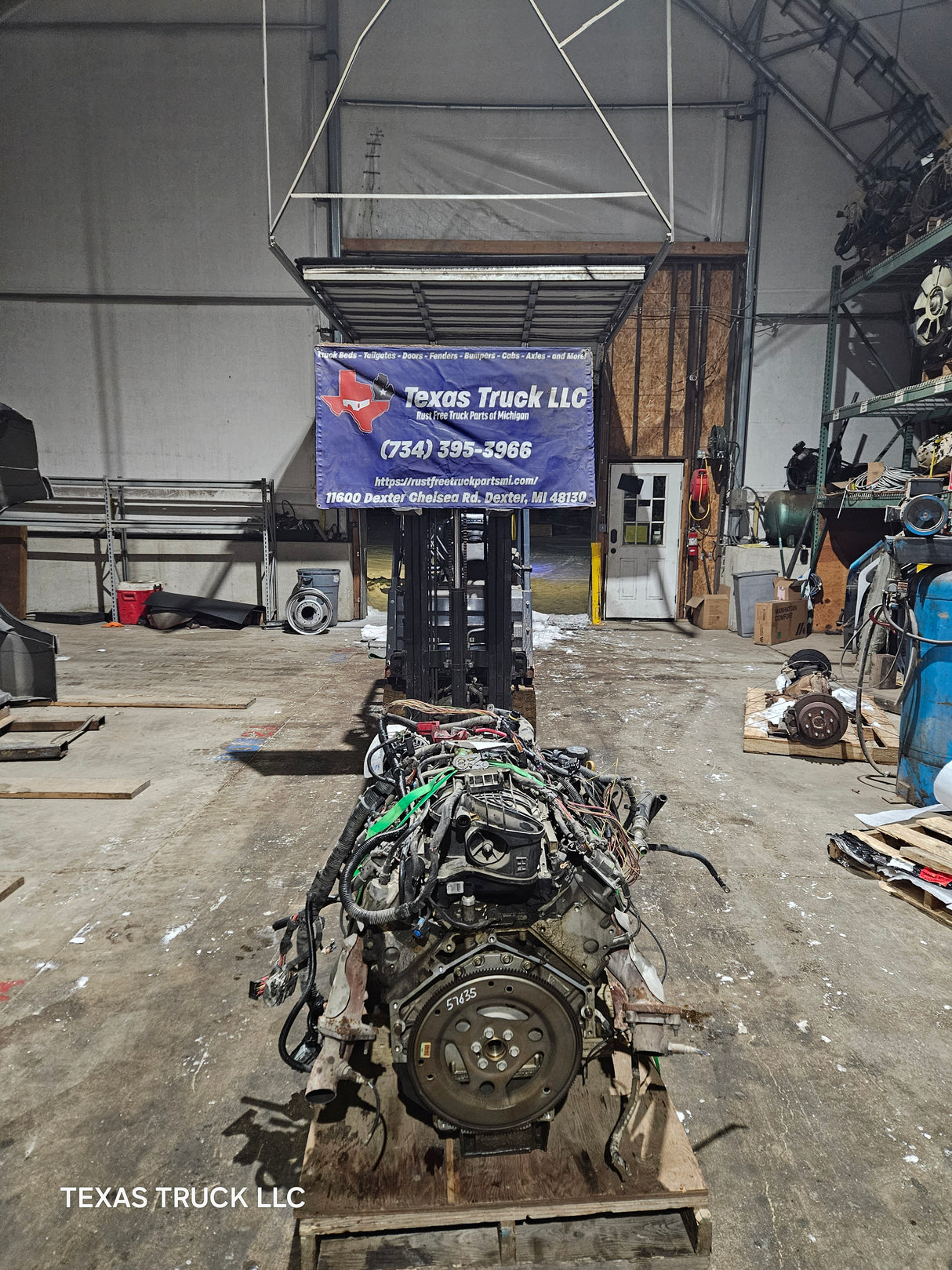 2011 Chevrolet GMC 1500 5.3L Aluminum Block Engine LS Vortec Gas Engine Runs Good