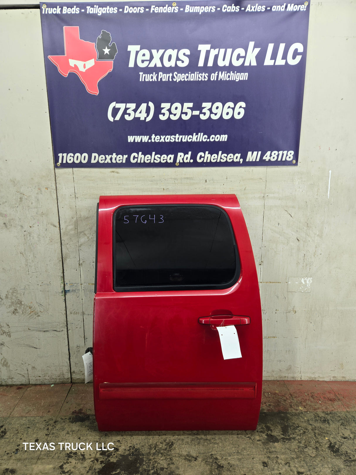 2007-2013 Chevrolet Silverado / GMC Sierra 1500 2500 3500 HD Crew Cab LH Driver Side Rear Door