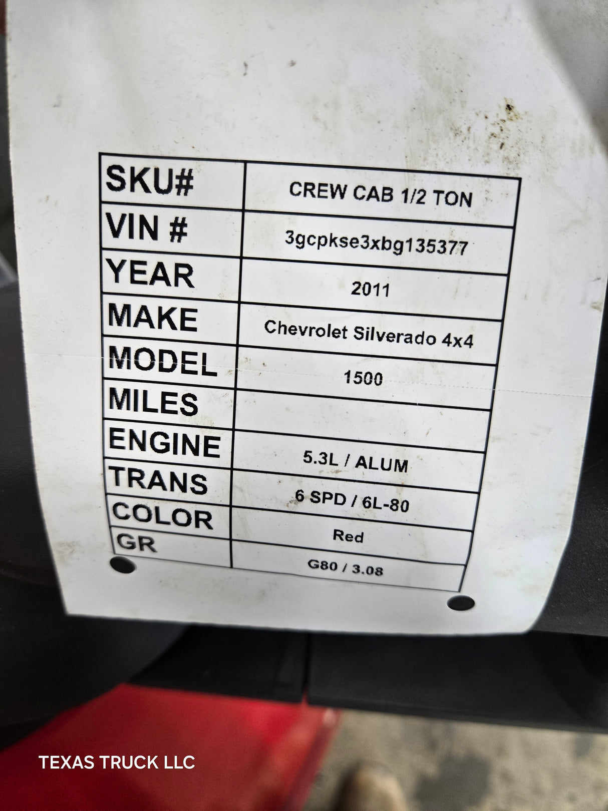 2007-2013 Chevrolet Silverado / GMC Sierra 1500 2500 3500 HD LH Front Driver Side Door