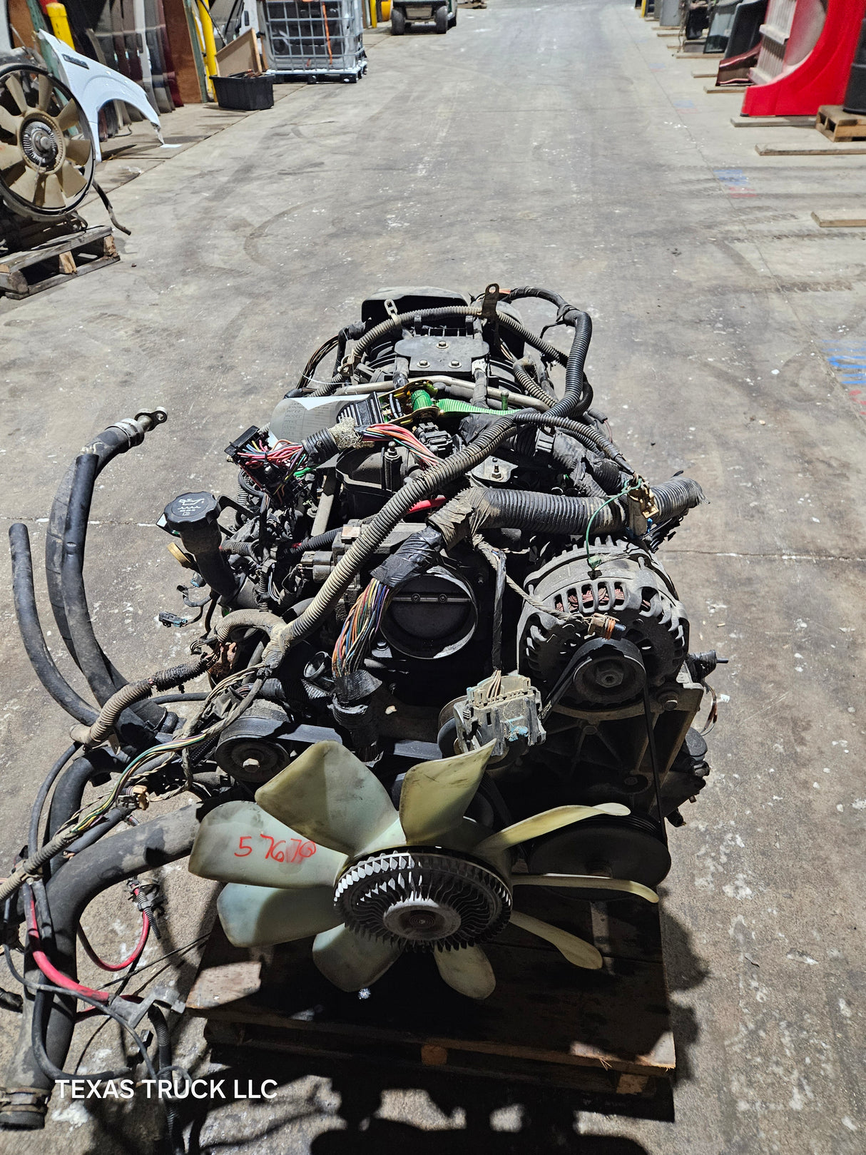 2008 Chevrolet GMC 2500 3500HD 6.0L Engine LS Vortec Gas Engine Runs Good