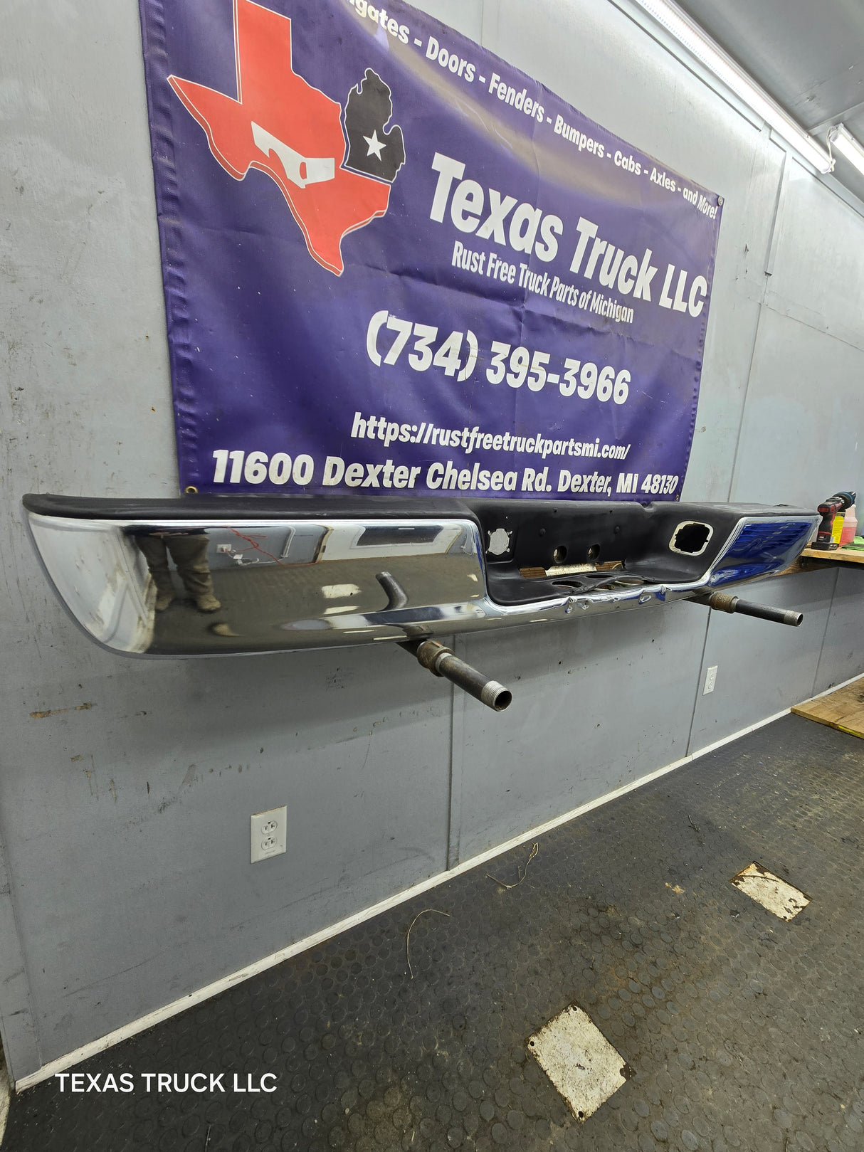 2003-2008 Dodge Ram 3rd Gen 1500 2500 3500 Rear Bumper - Chrome