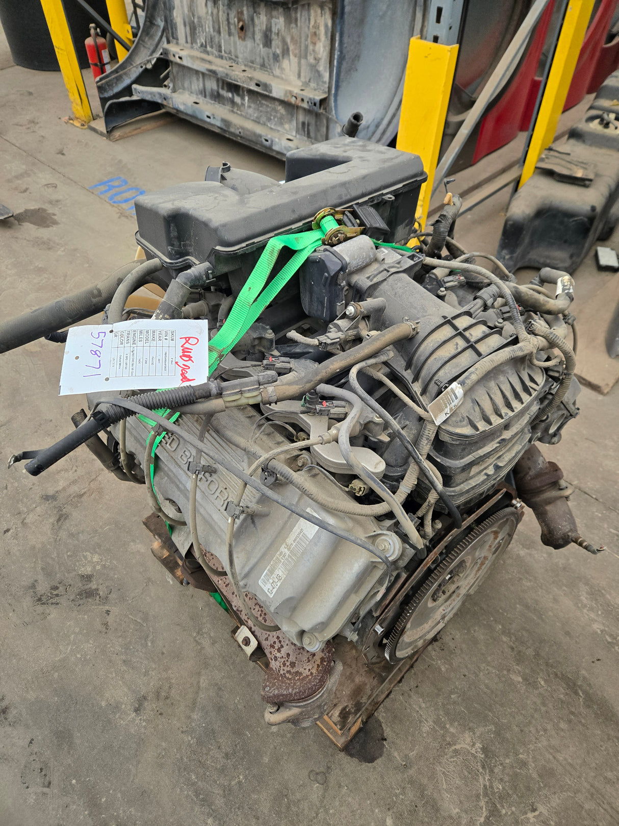 2011-2016 Ford Super Duty 6.2L V8 Gas Engine Runs Great F250 F350 F450 F550 143k miles