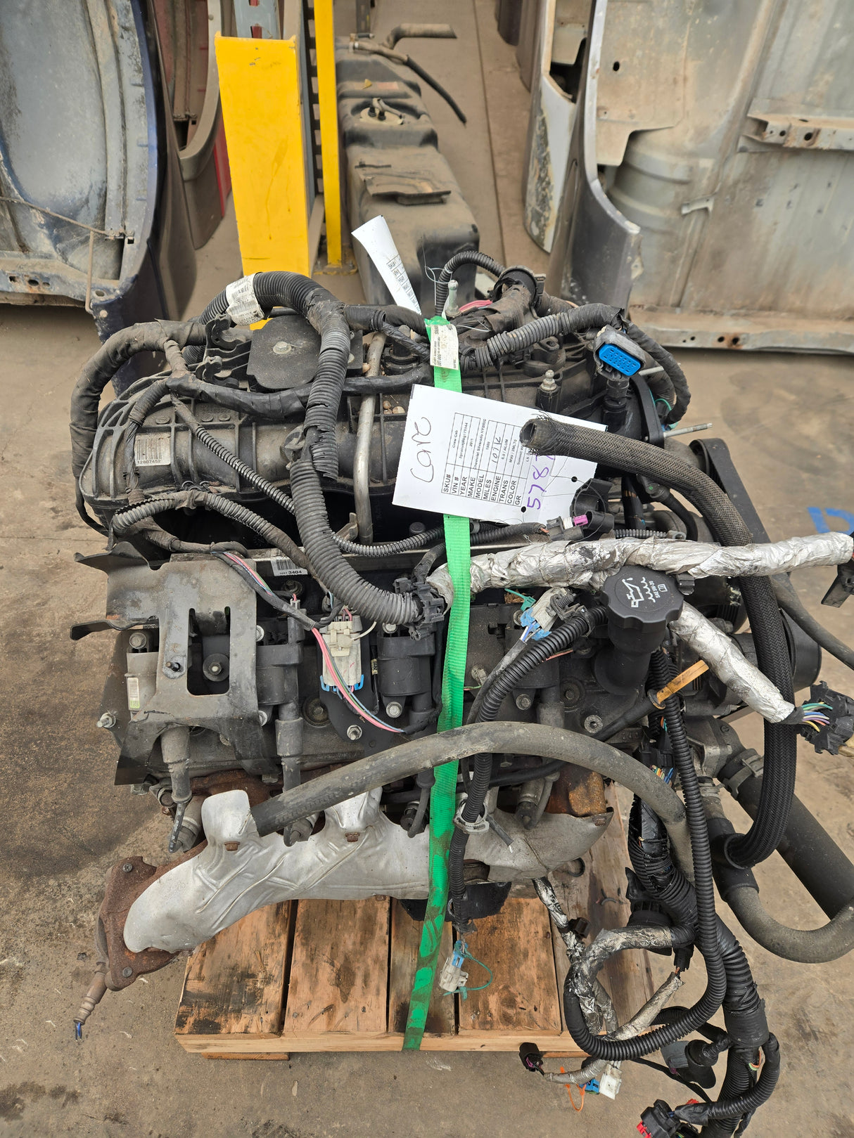 2011 Chevrolet GMC 1500 6.0L Aluminum Block Engine LS Vortec Gas Engine CORE