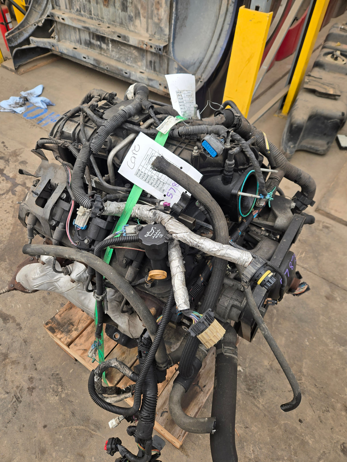 2011 Chevrolet GMC 1500 6.0L Aluminum Block Engine LS Vortec Gas Engine CORE