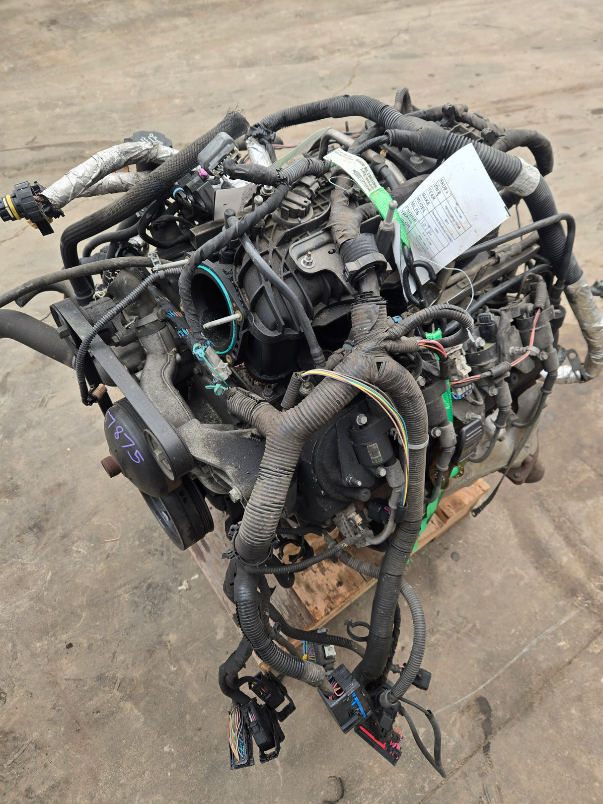 2011 Chevrolet GMC 1500 6.0L Aluminum Block Engine LS Vortec Gas Engine CORE